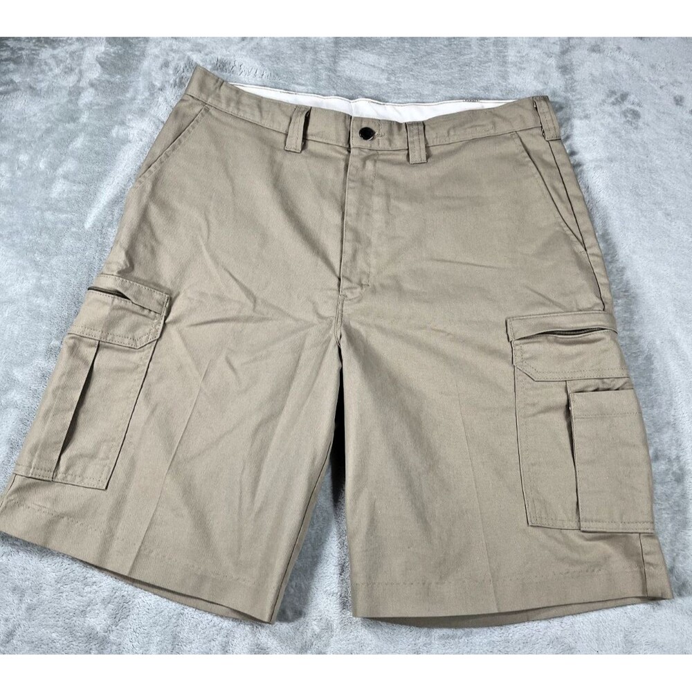 Dickies Mens 36 Relaxed Fit Cargo Work Shorts Desert Khaki Tan